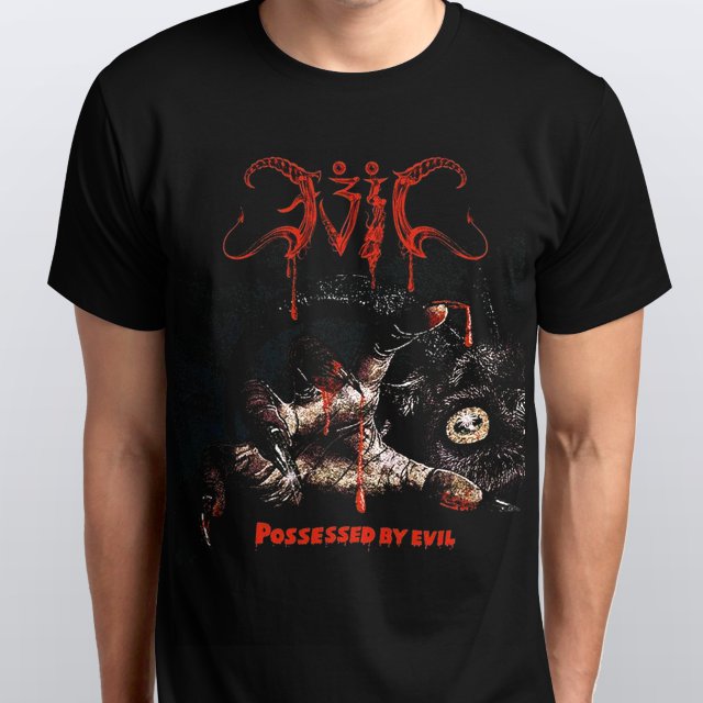 CAMISETA BÁSICA UNISSEX EVIL - POSSESSED BY EVIL