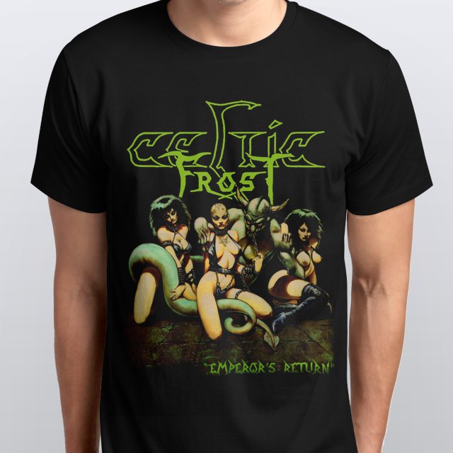 CAMISETA UNISSEX PLUS SIZE CELTIC FROST - EMPEROR'S RETURN