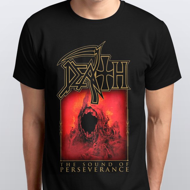 CAMISETA UNISSEX PLUS SIZE DEATH - THE SOUND OF PERSEVERANCE