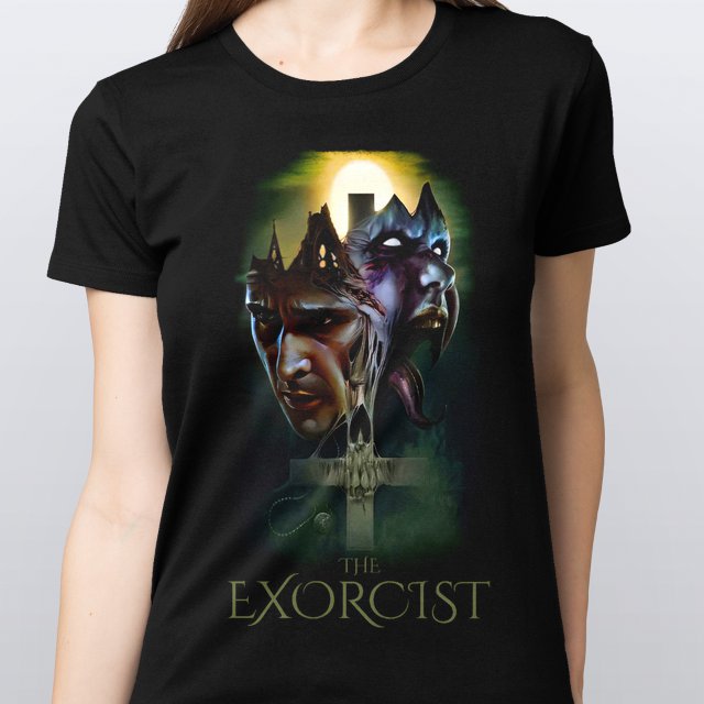 CAMISETA BABY LOOK THE EXORCIST