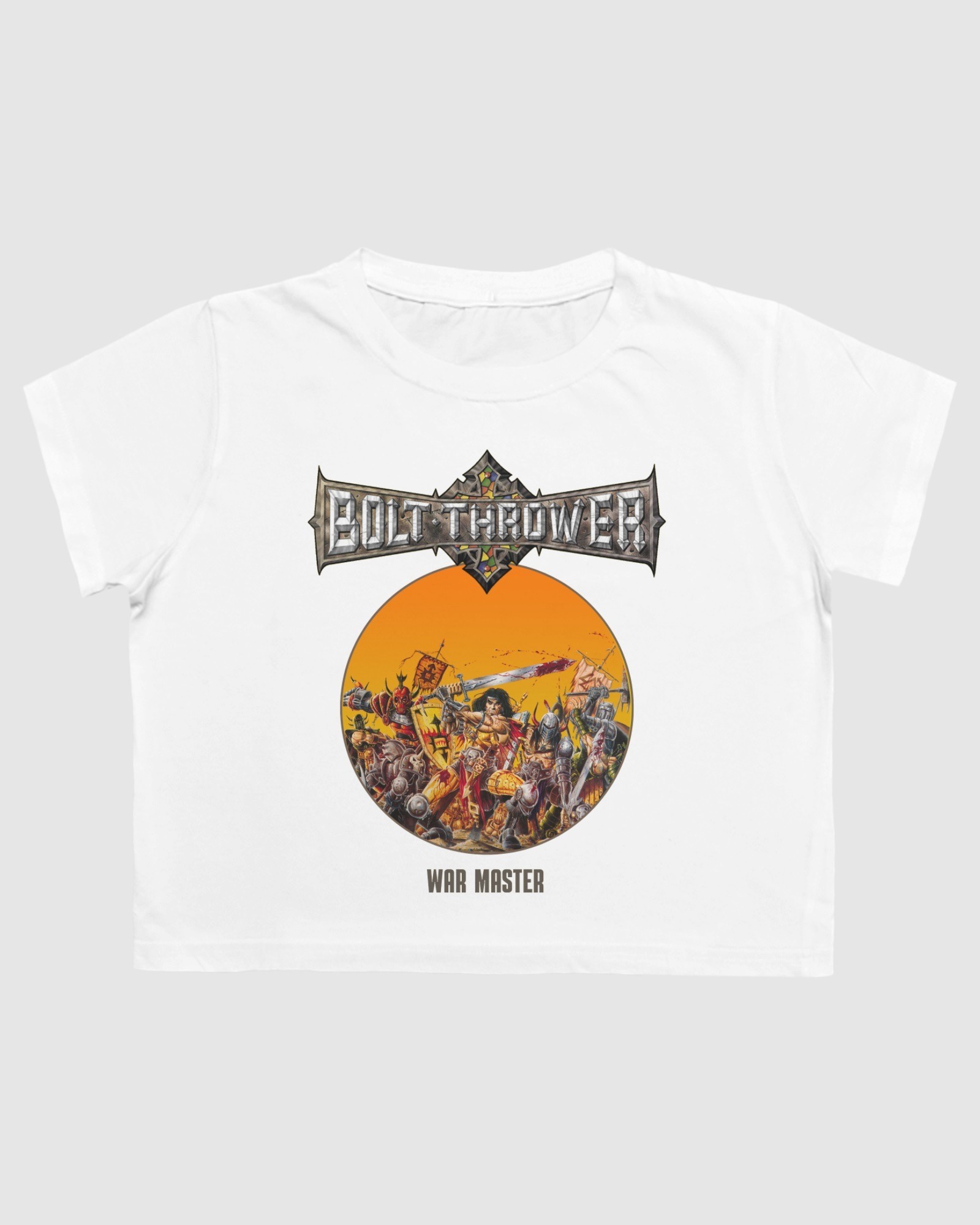 CAMISETA CROPPED BOLT THROWER - WAR MASTER